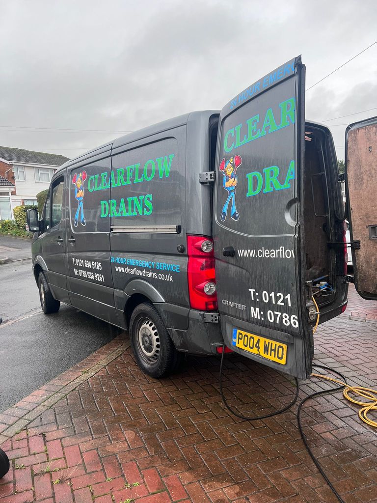 Clearflow van in Birmingham